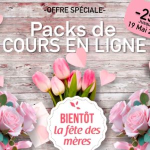 Pack Fête des Mères – 3 cours