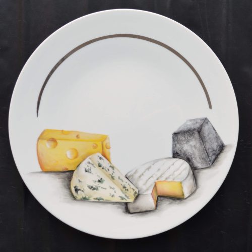 vue ensemble plateau fromages